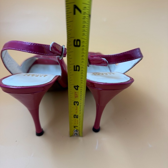 👠 Stuart Weitzman Hot Pink Patent Leather Heels – Size 8 - Picture 2 of 11